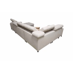 Sofá esquinero en forma de U Venna IV Maxi con función para dormir y puerto USB - Elegancia y Comodidad en tu Sala de Estar.