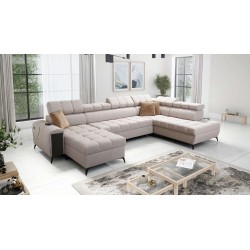 Sofá en forma de U Venna VI con función para dormir | Muebles para Ti