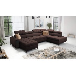 Sofá en forma de U Venna VI con función para dormir | Muebles para Ti