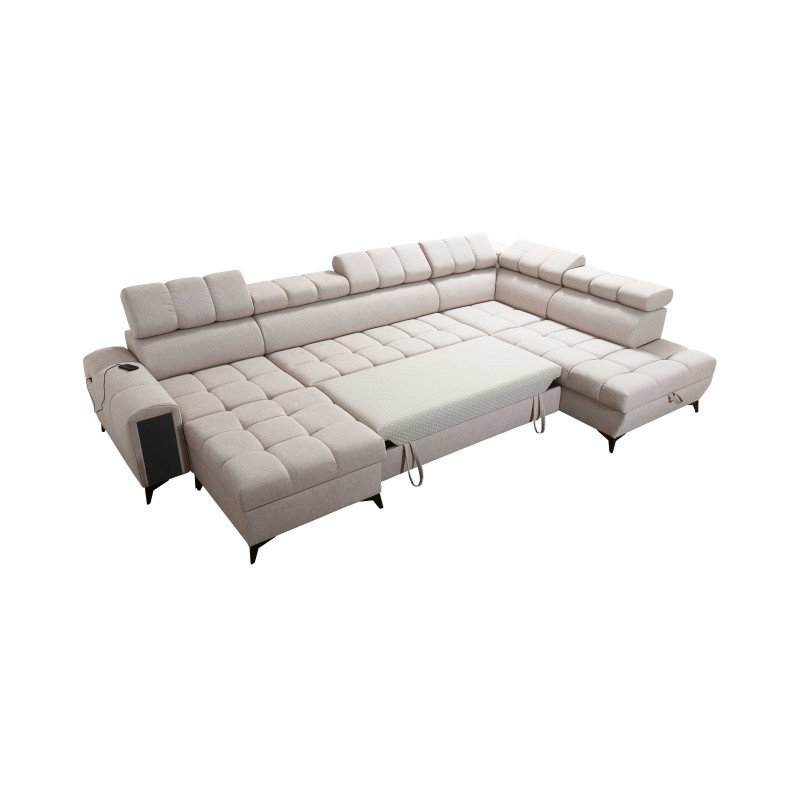 U-shaped Venna VI corner sofa with sleeping function | Furniture for You
