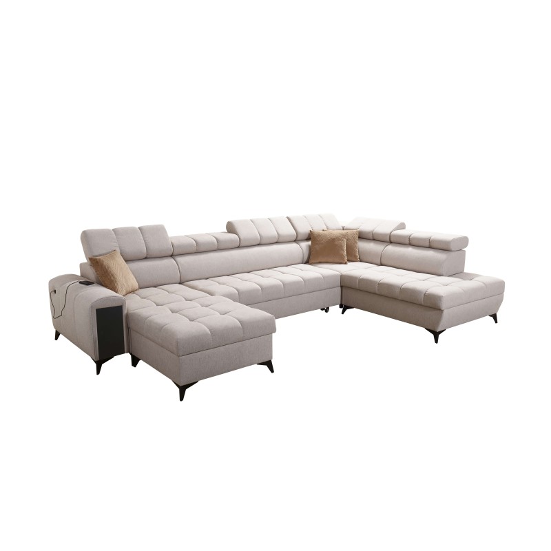 U-shaped Venna VI corner sofa with sleeping function | Furniture for You