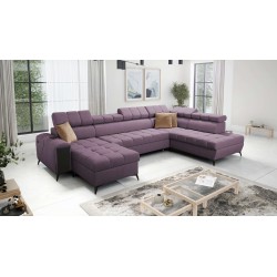 U-shaped Venna VI corner sofa with sleeping function | Furniture for You