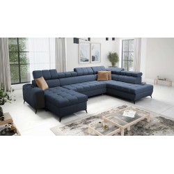 U-shaped Venna VI corner sofa with sleeping function | Furniture for You