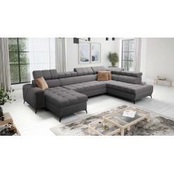 Sofá en forma de U Venna VI con función para dormir | Muebles para Ti