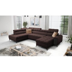U-shaped Venna VI corner sofa with sleeping function | Furniture for You