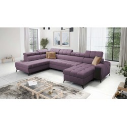 U-shaped Venna VI corner sofa with sleeping function | Furniture for You