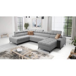 Sofá en forma de U Venna VI con función para dormir | Muebles para Ti