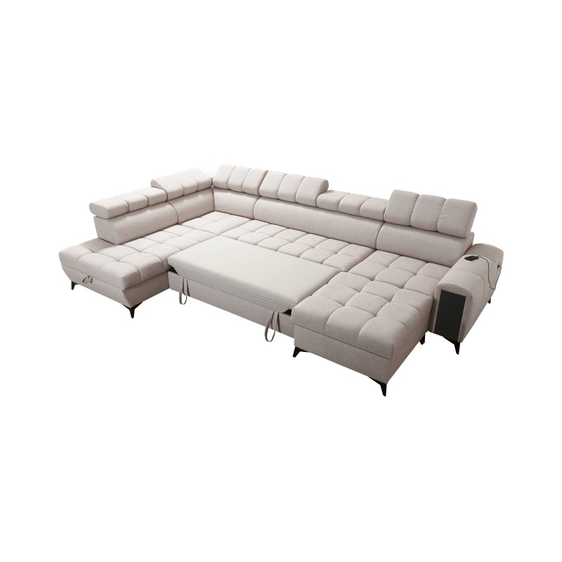 Sofá en forma de U Venna VI con función para dormir | Muebles para Ti