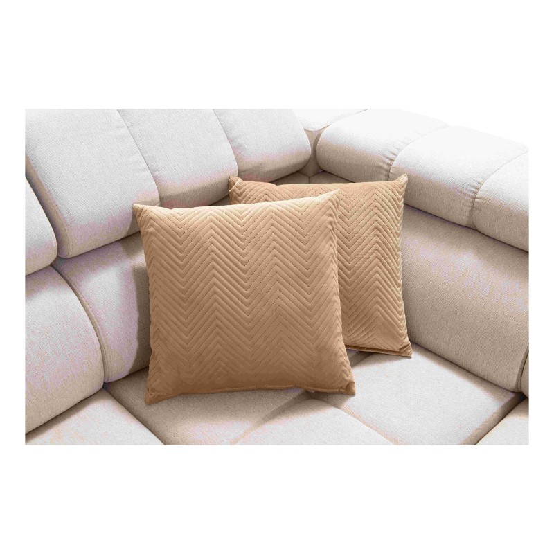U-shaped Venna VIII sectional sofa with a sleeping function and USB port - Plush, Avra 7