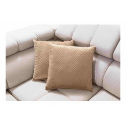 Sofá en forma de U Venna VIII con función de cama y puerto USB - Terciopelo, Avra 16