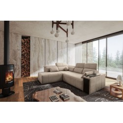 Sofá esquinero Milano VII con función de cama | Mueble elegante para tu sala de estar