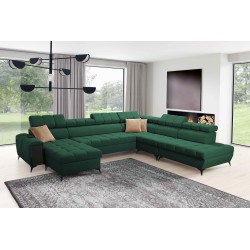 Sofá esquinero en forma de U Venna X con función de cama - Un mueble excepcional y funcional | [NAZWA SKLEPU]