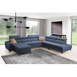U-shaped corner sofa Venna X with sleeping function - Unique and functional furniture | [NAZWA SKLEPU]