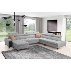 Sofá esquinero en forma de U Venna X con función de cama - Un mueble excepcional y funcional | [NAZWA SKLEPU]