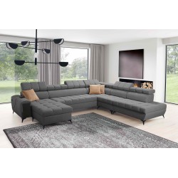 U-shaped corner sofa Venna X with sleeping function - Unique and functional furniture | [NAZWA SKLEPU]
