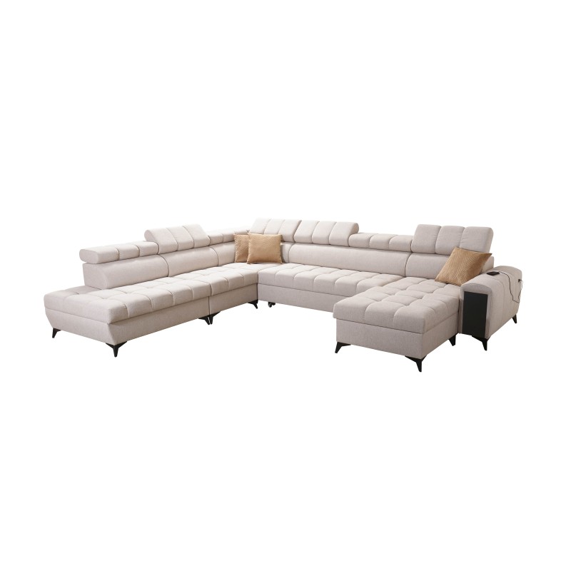 U-shaped corner sofa Venna X with sleeping function - Unique and functional furniture | [NAZWA SKLEPU]