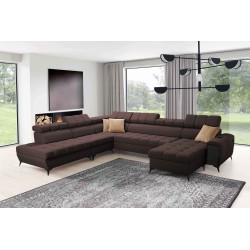 Sofá esquinero en forma de U Venna X con función de cama - Un mueble excepcional y funcional | [NAZWA SKLEPU]