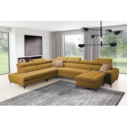 U-shaped corner sofa Venna X with sleeping function - Unique and functional furniture | [NAZWA SKLEPU]