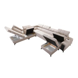 Кутовий диван у формі U Venna X із функцією сну - Виняткові та функціональні меблі | [NAZWA SKLEPU]