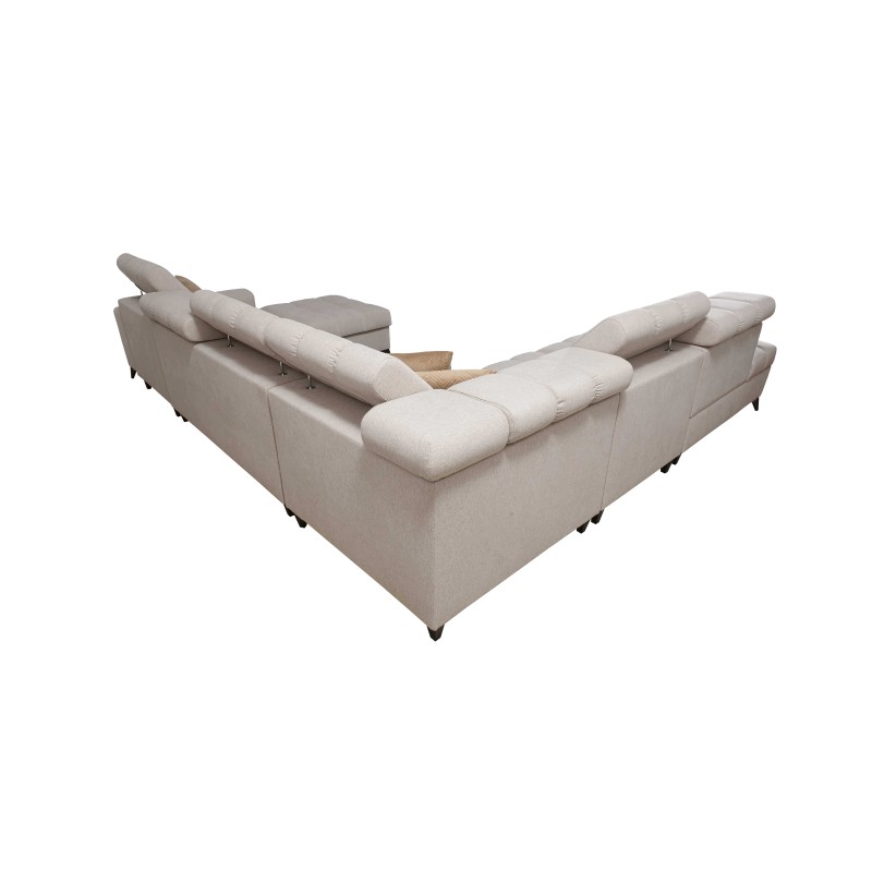 U-shaped corner sofa Venna X with sleeping function - Unique and functional furniture | [NAZWA SKLEPU]