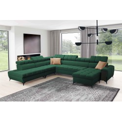 Sofá esquinero en forma de U Venna X con función de cama - Un mueble excepcional y funcional | [NAZWA SKLEPU]