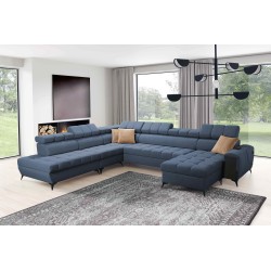 Sofá esquinero en forma de U Venna X con función de cama - Un mueble excepcional y funcional | [NAZWA SKLEPU]