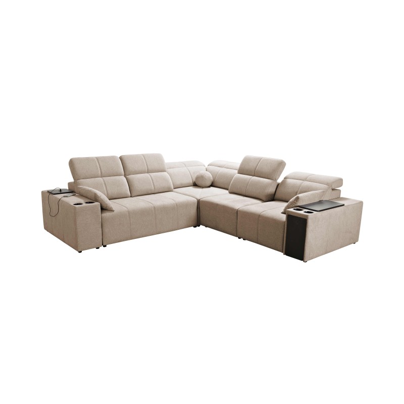 Milano III Mix corner sofa with a sleeping function (Weave, Verita 80) | Your living room full of comfort