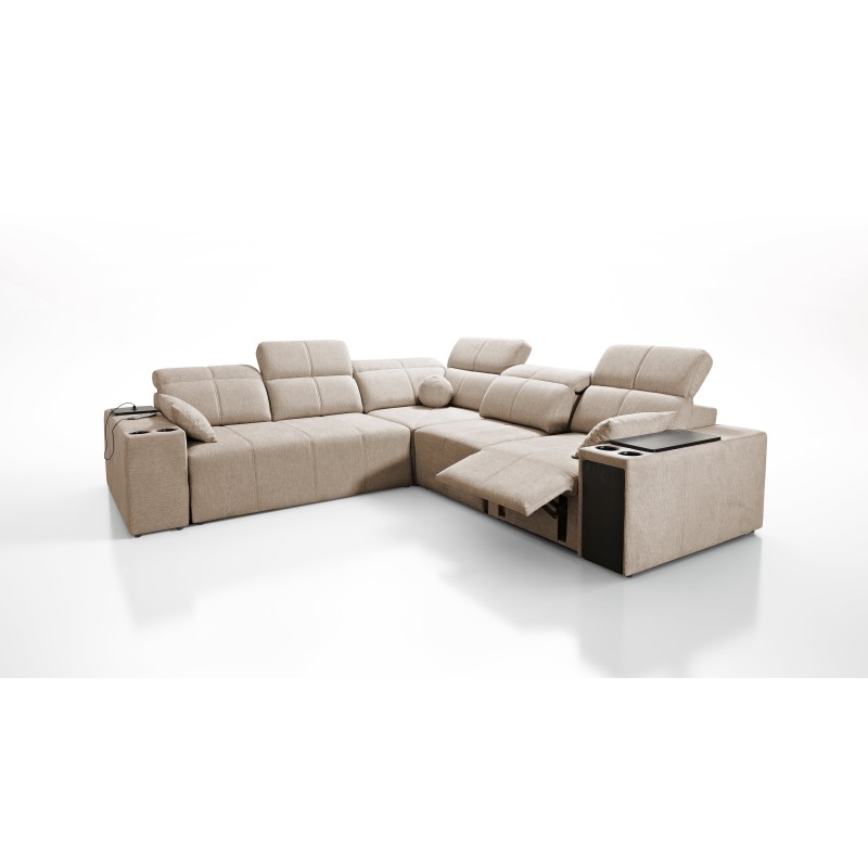 Milano III Mix corner sofa with a sleeping function (Weave, Verita 80) | Your living room full of comfort
