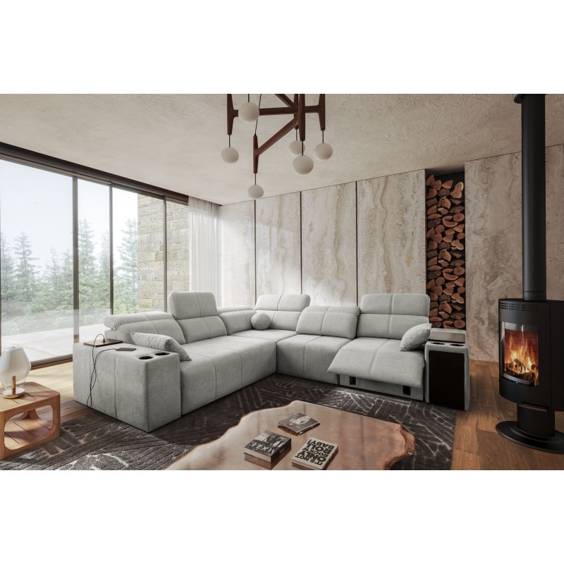 Milano III Mix corner sofa with a sleeping function (Weave, Verita 80) | Your living room full of comfort