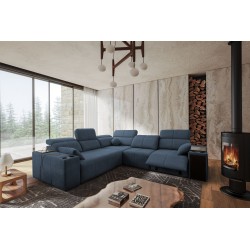 Milano III Mix Corner Sofa with Sleeping Function (Weave, Verita 76) | Your Living Room Full of Comfort