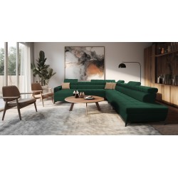 bMeta Title:/b Ecksofa Venna XIII mit Schlaffunktion Plusch, Avra 12 | Außergewöhnliche, funktionale und stilvolle Möbel