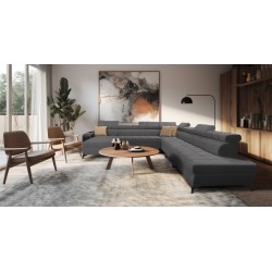 bMeta Title:/b Ecksofa Venna XIII mit Schlaffunktion Plusch, Avra 17 | Einzigartige, funktionale und stilvolle Möbel