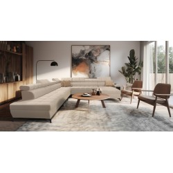 bMeta Title:/b Venna XIII Corner Sofa with Sleeping Function Plush, Avra 2 | Exceptional, Functional, and Stylish Furniture