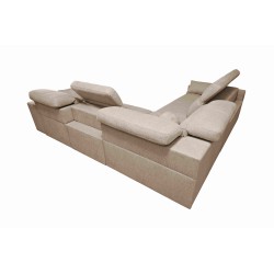 Milano III Mix Corner Sofa with Sleeping Function (Weave, Verita 76) | Your Living Room Full of Comfort