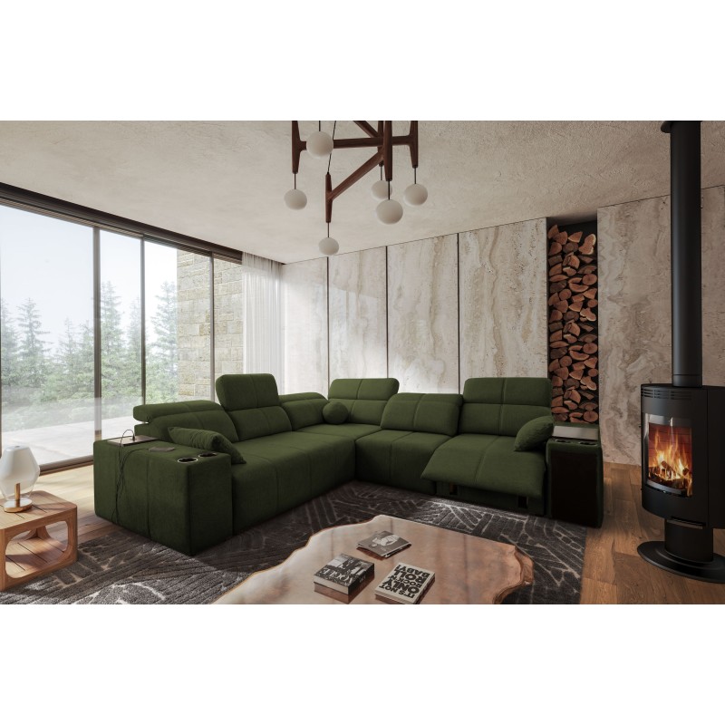 Milano III Mix Ecksofa mit Schlaffunktion (Geflecht, Verita 39) | Ihr Wohnzimmer voller Komfort