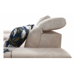 U-shaped Ascot VIII Corner Sofa with Sleeping Function | Velvet Fabric, Wave 6