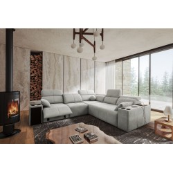 Milano III Mix corner sofa with a sleeping function (Weave, Verita 80) | Your living room full of comfort