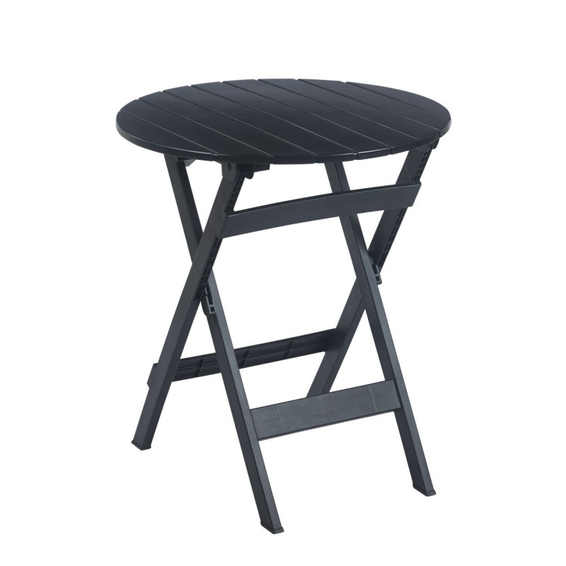 Set Klapptisch + 2 Stühle (schwarz)