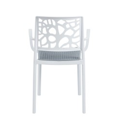 Chair (white with a gray seat)