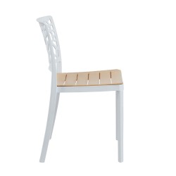 Chair (white with natural seat)