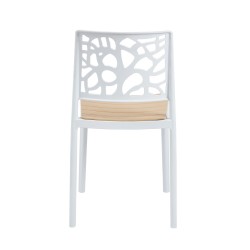 Chair (white with natural seat)