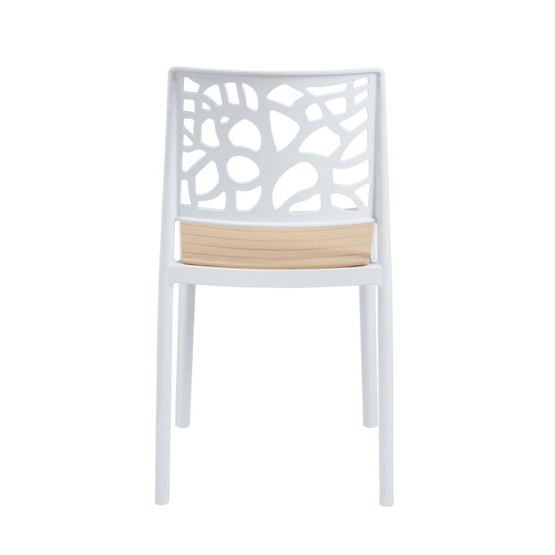 Chair (white with natural seat)