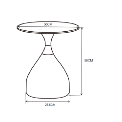 Mesa (mármol blanco) 50