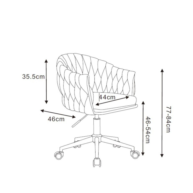 Silla giratoria (beige)