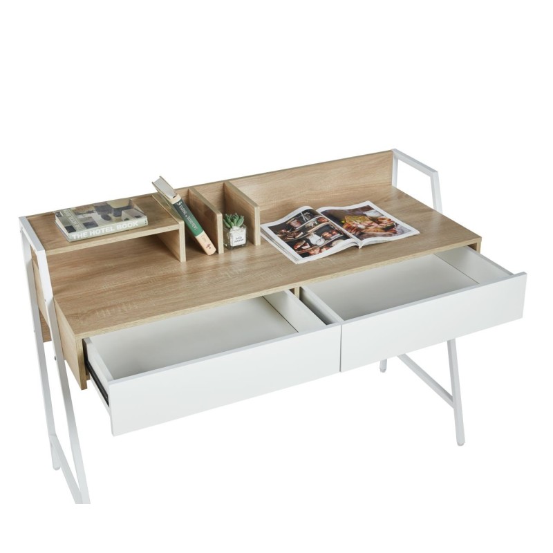 Desk (sonoma oak/white)