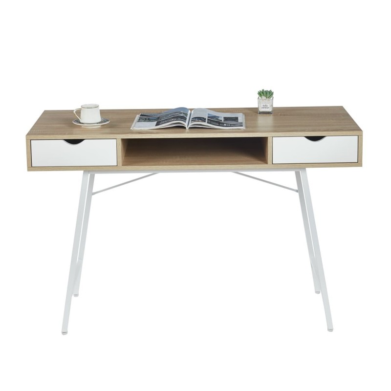 Desk (sonoma oak/white)