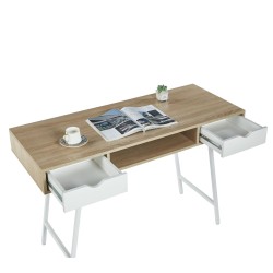 Desk (sonoma oak/white)
