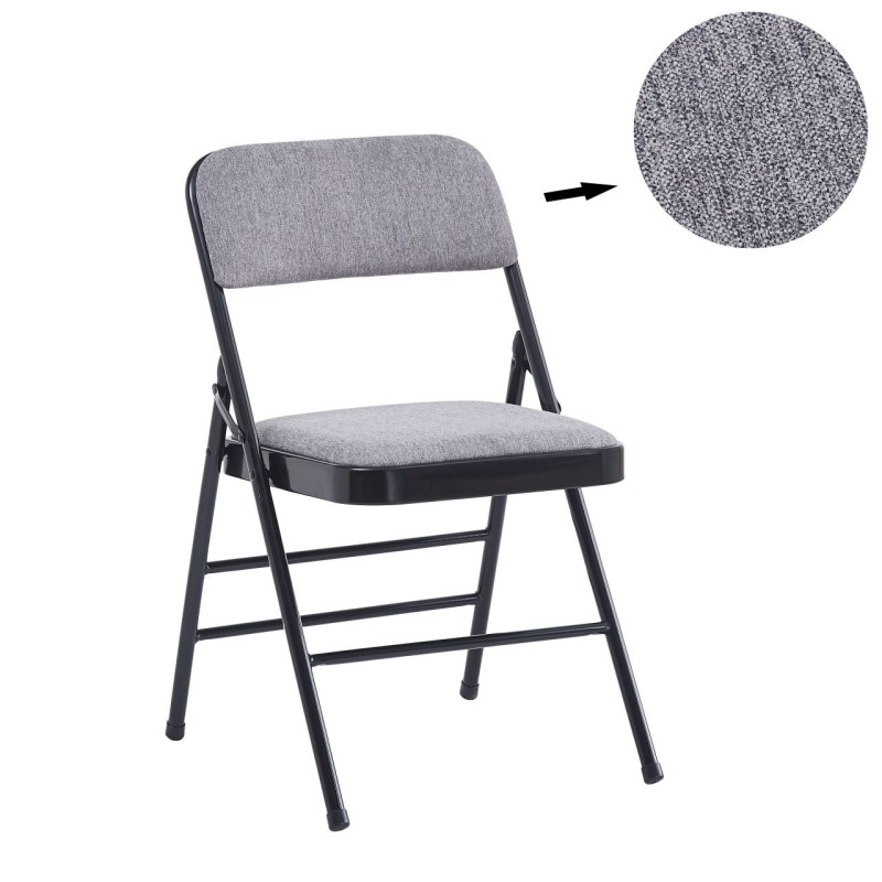 Silla plegable (gris)