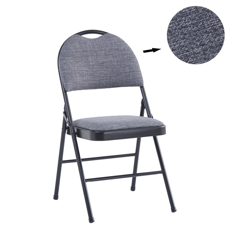Silla plegable (gris)