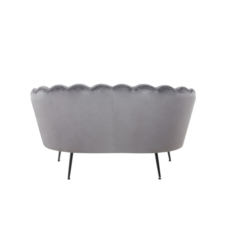 Sofa velvet (gray) /black legs/